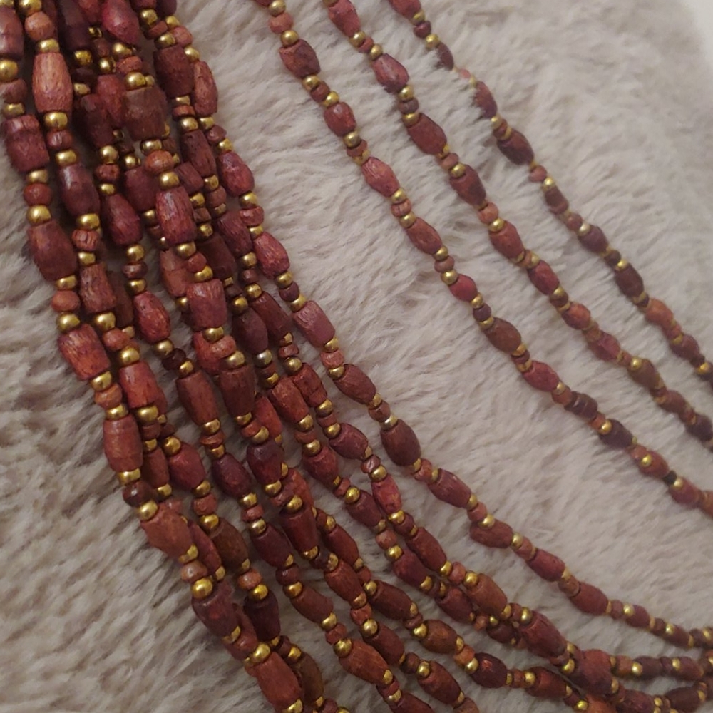 Wood necklace